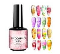 Esmalte de uñas en gel - Esmalte de uñas UV floreciente de 15 ml, juego de esmalltes de nñas en gel líquido de tinte rápido | Esmallte de de larga duración para arte, bricolaje, francés, manicura