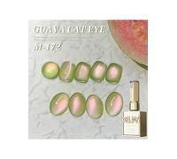 Esmalte de Uñas en Gel Guava Cat Eye de 15 ml, Curado UV LED, Gel de Arte de Uñas de Secado Rápido y Larga Duración - Regalo Ideal para Mujeres napianhai