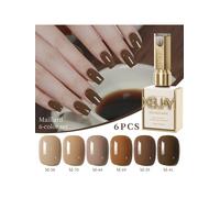 Esmalte de Uñas en Gel Maillard de 15 ml, Acabado Brillante Otoñal, Semipermanente, 6 Colores a Elegir, Barniz UV para Manicura y Diseño de Uñas M041