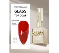 Esmalte de Uñas en Gel Multifuncional de 15 ml, Capa Superior Transparente de Larga Duración, Capa Base, Gel UV LED de Alto Brillo GLASS TOP COAT 1pc