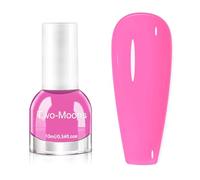 Esmalte de uñas en gel - Rosa pastel neón - Esmalte de uñas de secado rápido para salón de manicura DIY en casa sin lámpara UV, 10 ml
