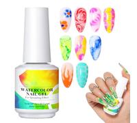 Esmalte De Uñas - Esmalte De Uñas En Gel Floreciente | 5 Ml De LED UV Clear Blossom Finish Gel | Efectos De Difusión, UV Ligero Portátil Para Viajes, Al Aire Libre, Hogar, Viaje De Negocios, Escuela |