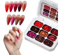 Esmalte De Uñas Festivo: 18 Ml Ruby, Diseño LED UV De Curado Rápido, Duradero Resistente A Las Astillas, Arreglo Para Fiestas Nupciales, Herramienta De Manicura Para Remojar, Artículos De Bell