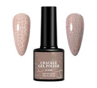 Esmalte de uñas frío - 7 ml Crackle Gel Esmalte de uñas | Efecto mármol UV Gel Polishh | Efecto astilla s barniz para manos pies Profesional DIY Manicura Creativo