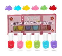 Esmalte De Uñas Para Niños Para Cutículas A Base De Agua 6 Piezas