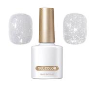 Esmalte de uñas reflectante: capa brillante de 10 ml, gel de manicura que proporciona un brillo radiante, adecuado para kits de cosméticos para mujeres y rutinas de belleza para niñas | Mejoras de tem