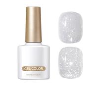 Esmalte de Uñas Reflectante - Gel 10ml | Brillo duradero - Esmalte de uñas reflectantee | Esmaalte De Unas Reflectante | Smalto Rifletente | 2026 profesional | Sala estar Inicio | Vacaciones | Plata
