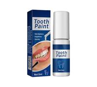Esmalte dental blanco, pintura de esmalte blanco, esmalte de dientes, pintura blanqueadora de dientes, blanqueamiento instantáneo dental, eliminación de manchas instantáneas, uso diario (1 unidad)