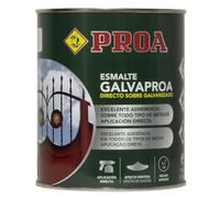 Esmalte directo sobre galvanizado Galvaproa. Negro RAL 9005. 750 ML. Pintar galvanizado sin necesidad de imprimación.
