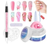 Esmalte en Gel 3D | 60 g Pegamento de Escultura para Manicura,Gel de Esculpido en 3D para Uñas,para Manicura en Casa, Práctica, Extensiones, Modelado, Principiantes y Profesionales