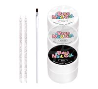 Esmalte En Gel Para Uñas | Gel De Pintura Para Uñas En Negro Y - Esmalte De En - Para Mujeres, Principiantes, Salón, Estudio, Manicura, Aseo Y Cuidado Personal