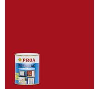 Esmalte Laca al poliuretano Proalac. Bermellón RAL 3001. 4 L. Pinta tus muebles de cocina, radiadores, madera o metales con la máxima calidad. Valido para interior y exterior. Proa.