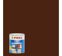 Esmalte Laca al poliuretano Proalac. Marrón RAL 8016. 4 L. Pinta tus muebles de cocina, radiadores, madera o metales con la máxima calidad. Valido para interior y exterior. Proa.
