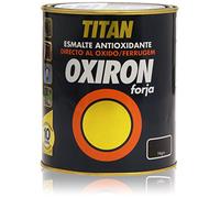 TITAN 200204 Esmalte METÁLICO ANTIOXIDANTE OXIRON FORJA Negro 750ml 020020434, Multicolor, 750 ml (Paquete de 1)