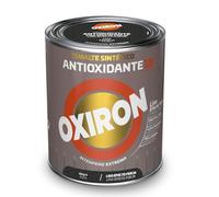 ESMALTE METÁLICO ANTIOXIDANTE OXIRON LISO SATINADO NEGRO EFECTO FORJA 4l TITAN 02J420404