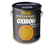 ESMALTE METÁLICO ANTIOXIDANTE OXIRON PAVONADO NEGRO 4l TITAN 02B020404