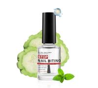 Esmalte para Dejar de Morderse las Uñas - 12ml Recubrimiento Natural y Seguro | Prevención Del Hábito De Morderse Las Uñas Para Los Niños | Para Cuidado Del Crecimiento Saludable De Y Dejar El Há