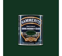 Esmalte para metal Hierro y Óxido (Deep Green, 2,5 l, Efecto martelé)