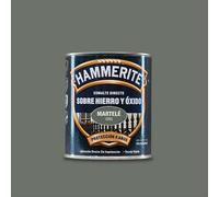 Esmalte para metal Hierro y Óxido (Gris, 250 ml, Efecto martelé)