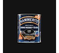 Esmalte para metal Hierro y Óxido (Negro, 2,5 l, Efecto liso)