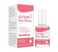 Esmalte para prevenir la mordedura de uñas - 0,5 fl oz Nail Bite Stopper | Cuidado de uñas con sabor amargo para niños y adultos, solución segura y eficaz para dejar de morderse las uñas y chuparse
