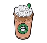 Esmalte Pin Filtro Café Serie Con Solapa Decoración Para Ropa, Normal, Metal no precioso