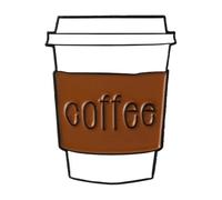 Esmalte Pin Filtro Café Serie Con Solapa Decoración Para Ropa, Normal, Metal no precioso