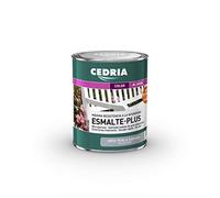 Esmalte plus al agua satinado para maderas y hierro 4 litros (Gris Perla)