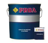 PROA ESMALTE POLIURETANO AS SATINADO 2 COMPONENTES. Blanco. 750ML+160ML El embalaje puede variar