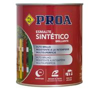 Esmalte sintético brillante Proa. Marrón RAL 8016. 4 L