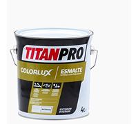 Esmalte sintético con PU Colorlux satinado Titan Pro - 4 L, Blanco
