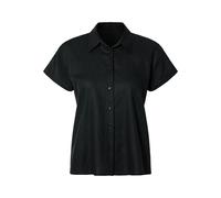 ESMARA® Blusa de mujer de lino (negro, 42)