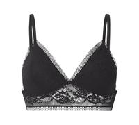 ESMARA® Bralette de encaje para mujer (negro, L(46/48))