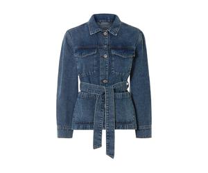 ESMARA® Chaqueta vaquera de mujer, con hombros caídos de moda. (Azul, 42)