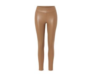 esmara® Leggings efecto cuero para mujer (marrón, 40)