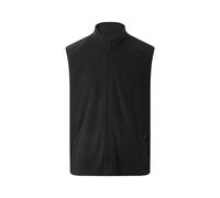 ESMARA MEN Chaleco polar para hombre. (negro, XL (56/58))