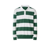 ESMARA MEN U.S. Grand Polo x Esmara Polo de manga larga para hombre (Verde, L (52/54))
