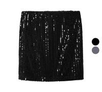 esmara® Minifalda de lentejuelas para mujer