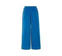 ESMARA® Pantalón ancho de mujer, con textura arrugada. (Azul, XS(34/36))
