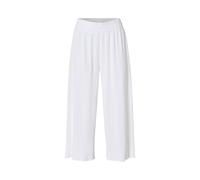 ESMARA® Pantalón culotte de mujer en calidad crinkle de moda. (blanco, S (38/40))