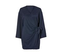 ESMARA® Vestido de efecto cruzado para mujer (Marino, M (40/42))