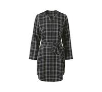 ESMARA® Vestido de franela para mujer (Negro, 42)