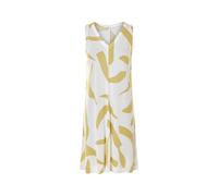 esmara® Vestido de lino para mujer (Muster/weiß, M(40/42))
