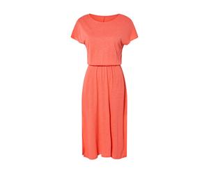 ESMARA® Vestido de mujer con lino (coral, L(44/46))