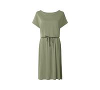 ESMARA® Vestido de mujer con lino (Verde, M (40/42))