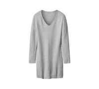 ESMARA® Vestido de punto de canalé para mujer (Plata, L(46/48))
