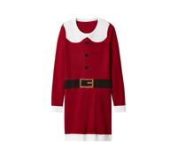 ESMARA® Vestido de punto fino de mujer (rojo, L(46/48))