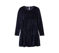esmara® Vestido de terciopelo junior (Navy, 158/164)
