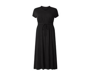 ESMARA® Vestido largo para tallas grandes para mujer (negro, XXL(52/54))