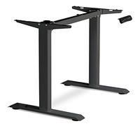 ESMART ETX-121B Negro - Estructura ergonómica de Escritorio de pie Ajustable eléctricamente en Altura sin escalonamientos 71-121 cm 3X Memoria Recordatorio de Actividad Arranque/Parada Suave